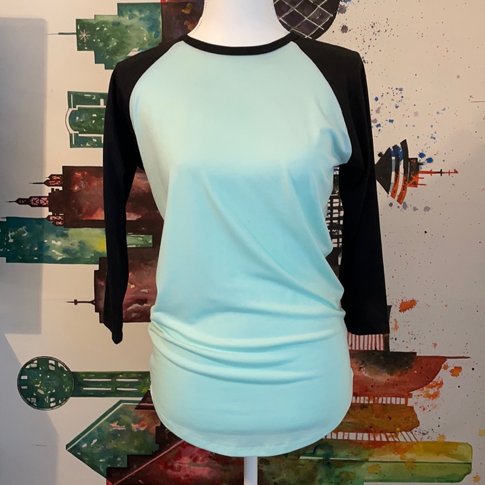 LuLaRoe Baseball Tee Half Sleeve Shirt